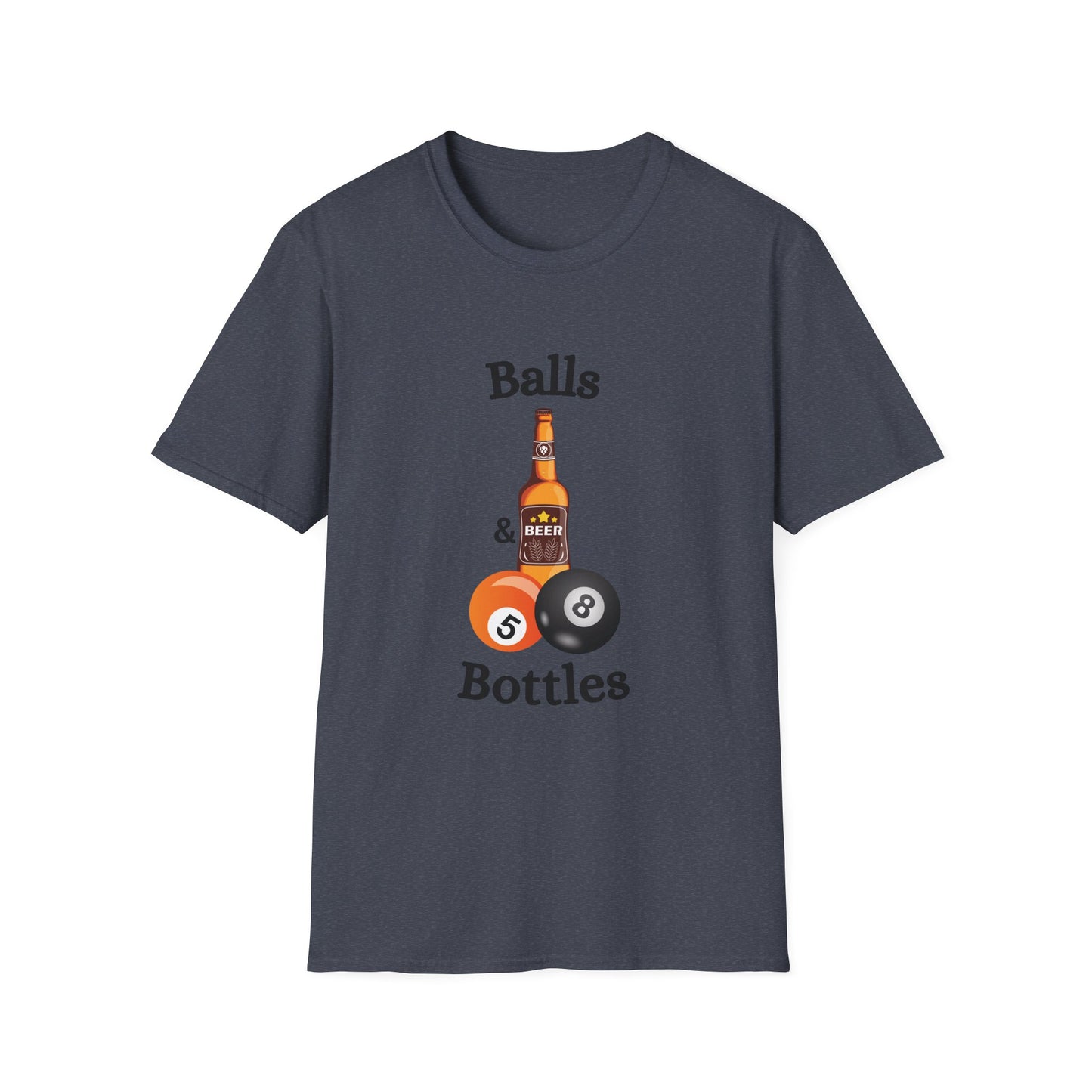 Funny balls & bottles Unisex Billiards Shirt