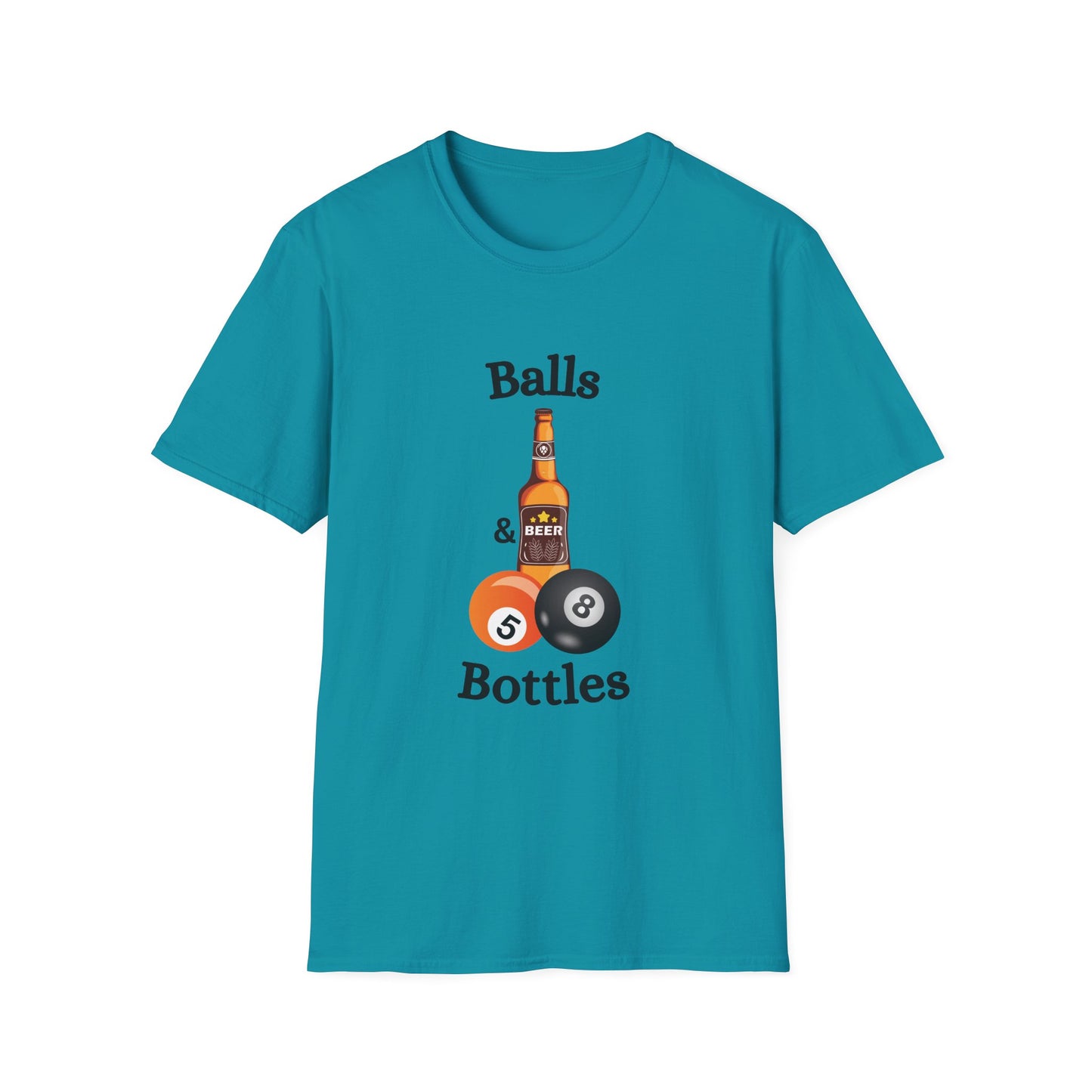 Funny balls & bottles Unisex Billiards Shirt