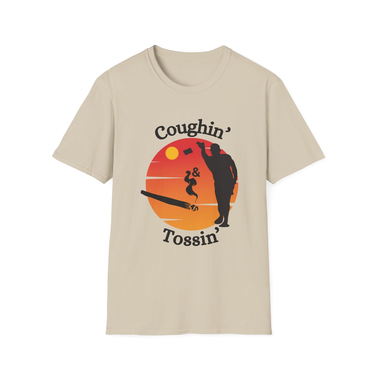 Funny coughin & tossin Unisex Cornhole Shirt
