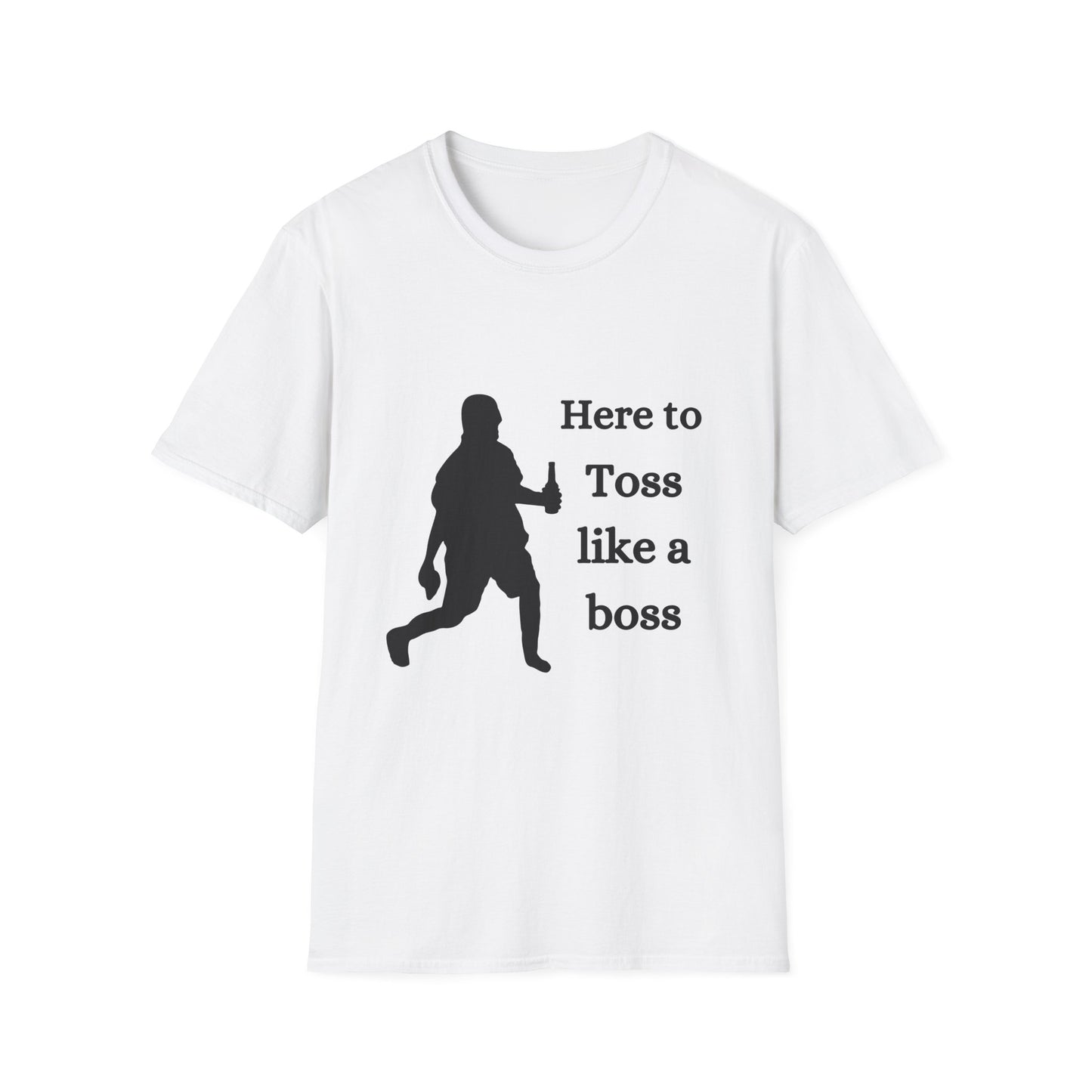 Funny toss like a boss Unisex Cornhole Shirt