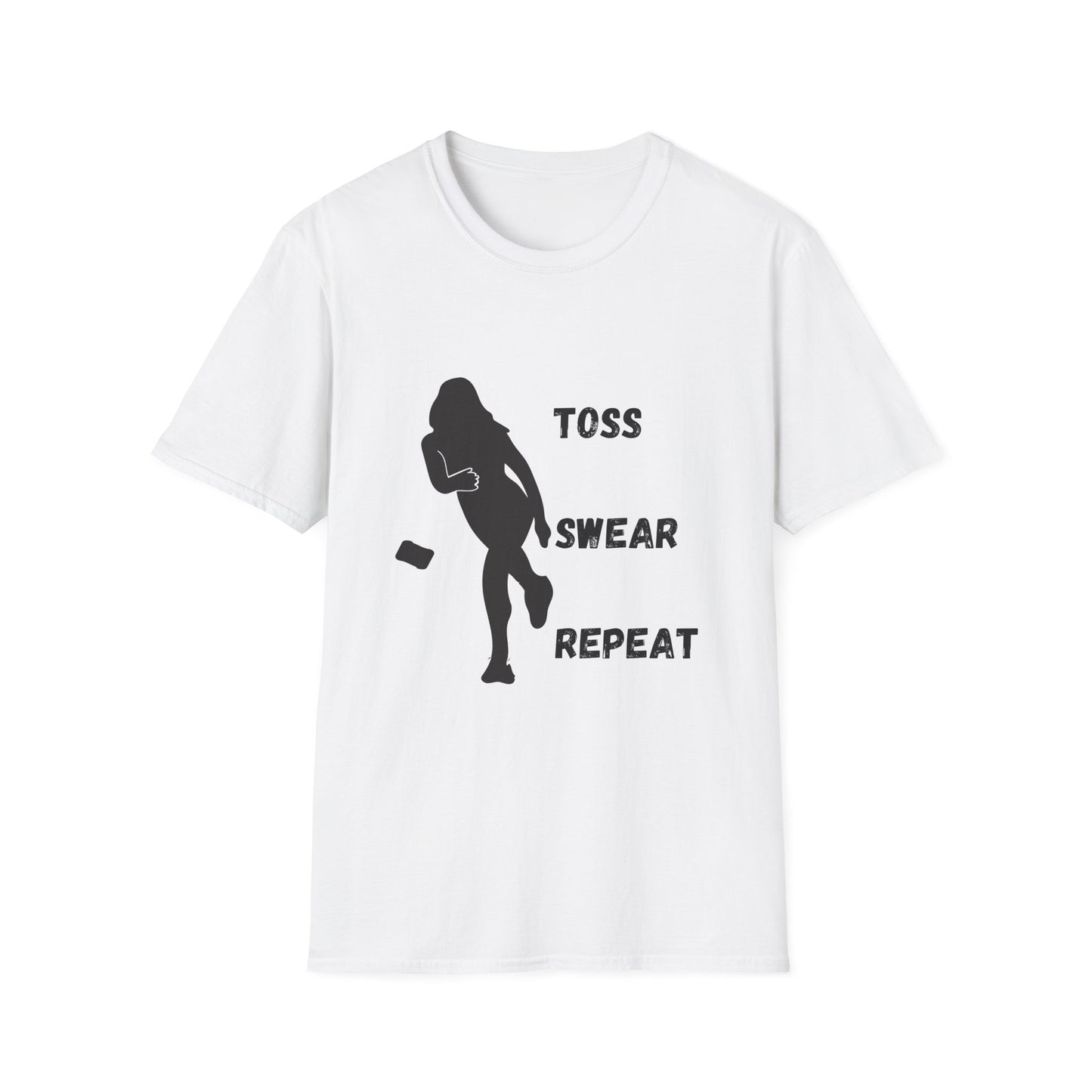 Funny toss swear repeat Unisex Cornhole Shirt
