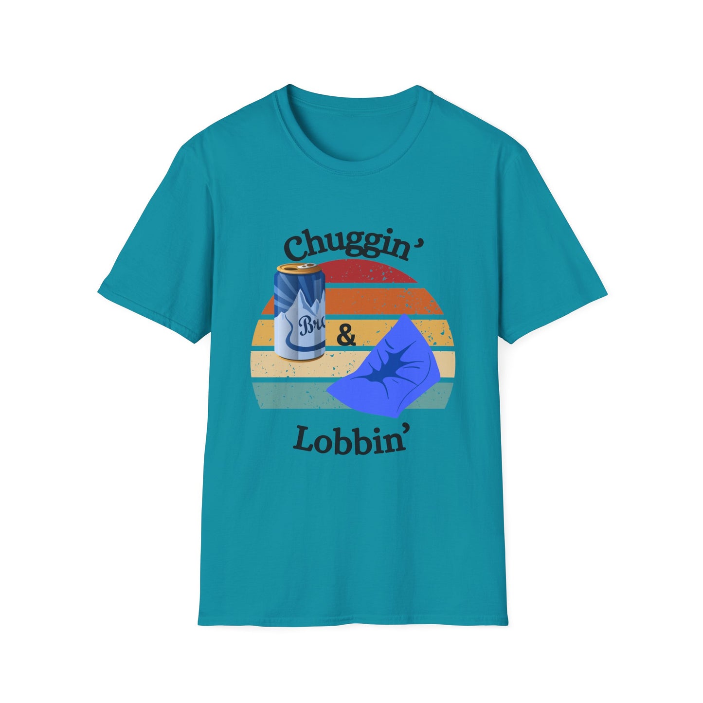 Funny chuggin & lobbin Unisex Cornhole Shirt