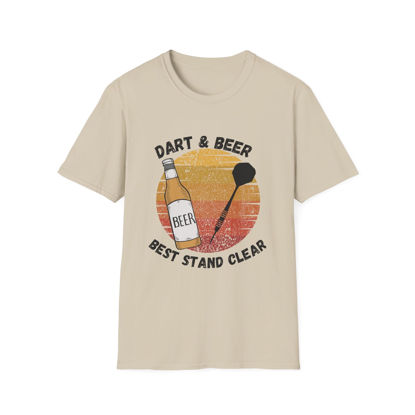 Funny darts & beer best stand clear Unisex Darts Shirt
