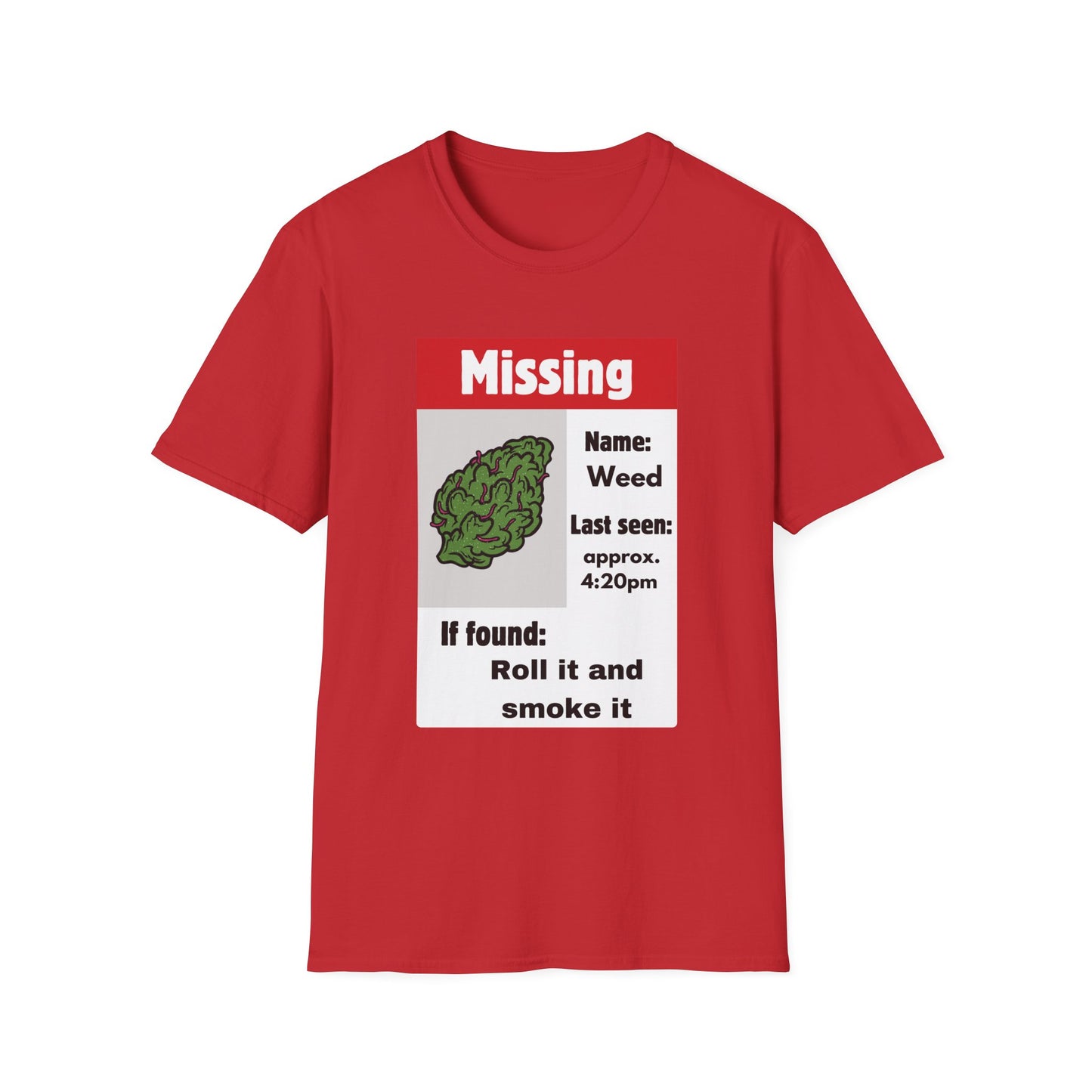 Funny weed wanted Unisex Shirt