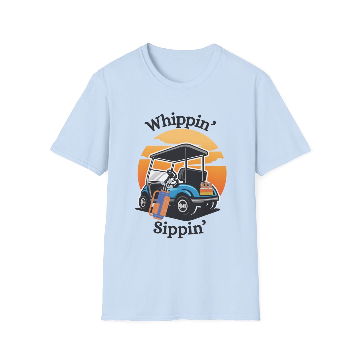 Funny whippin & sippin Unisex Golf Shirt
