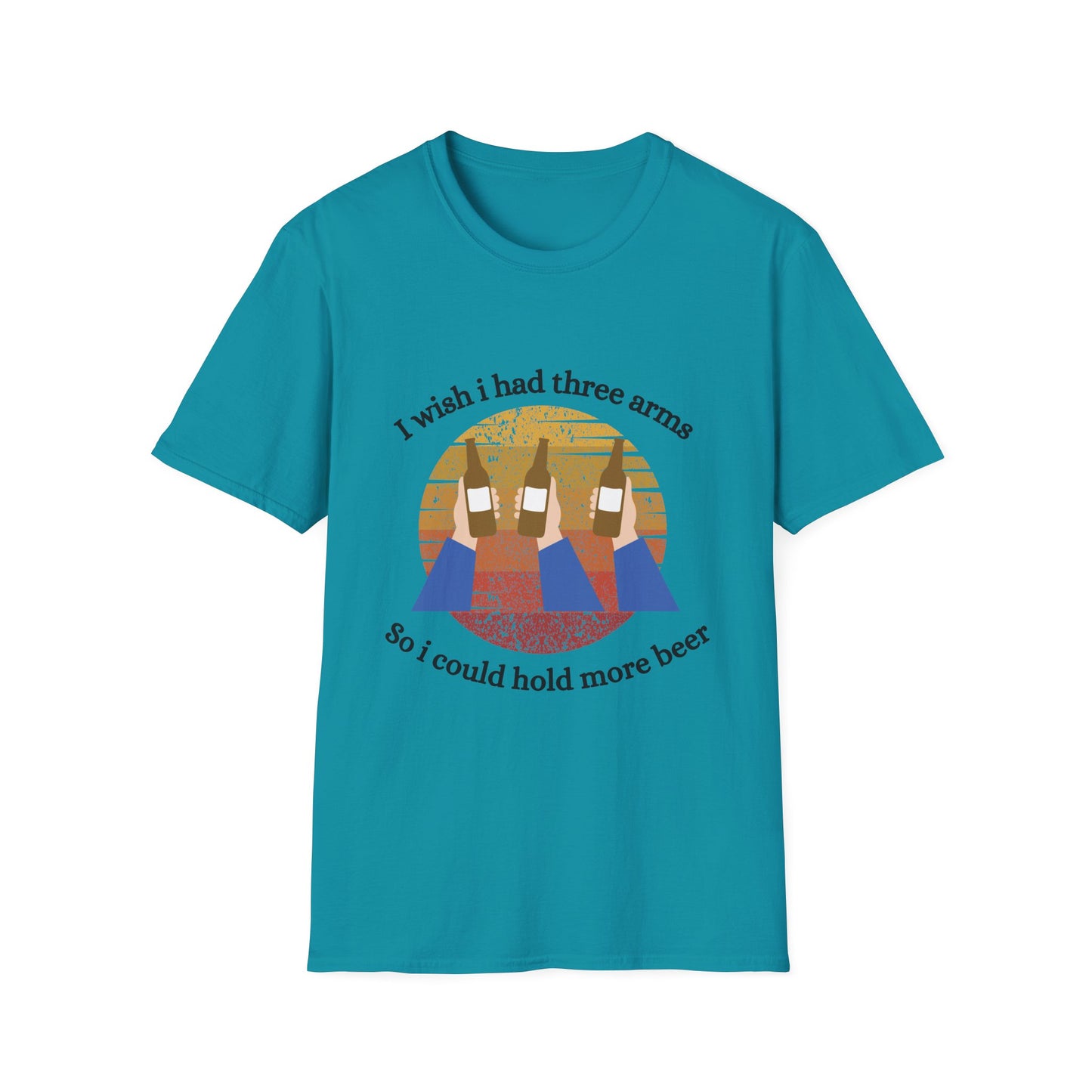 Funny wish I had three arms Unisex Shirt