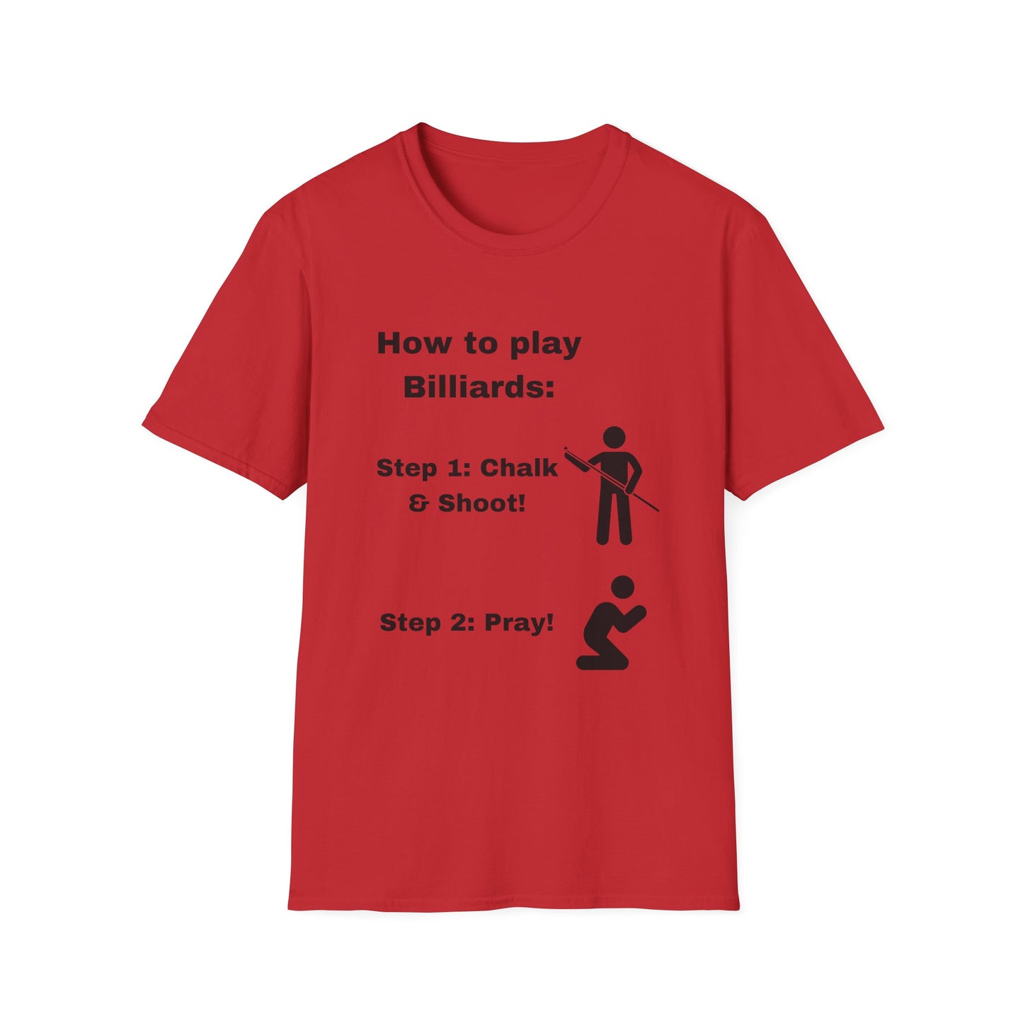 Funny how to play billiards Unisex Billiards/Pool Shirt