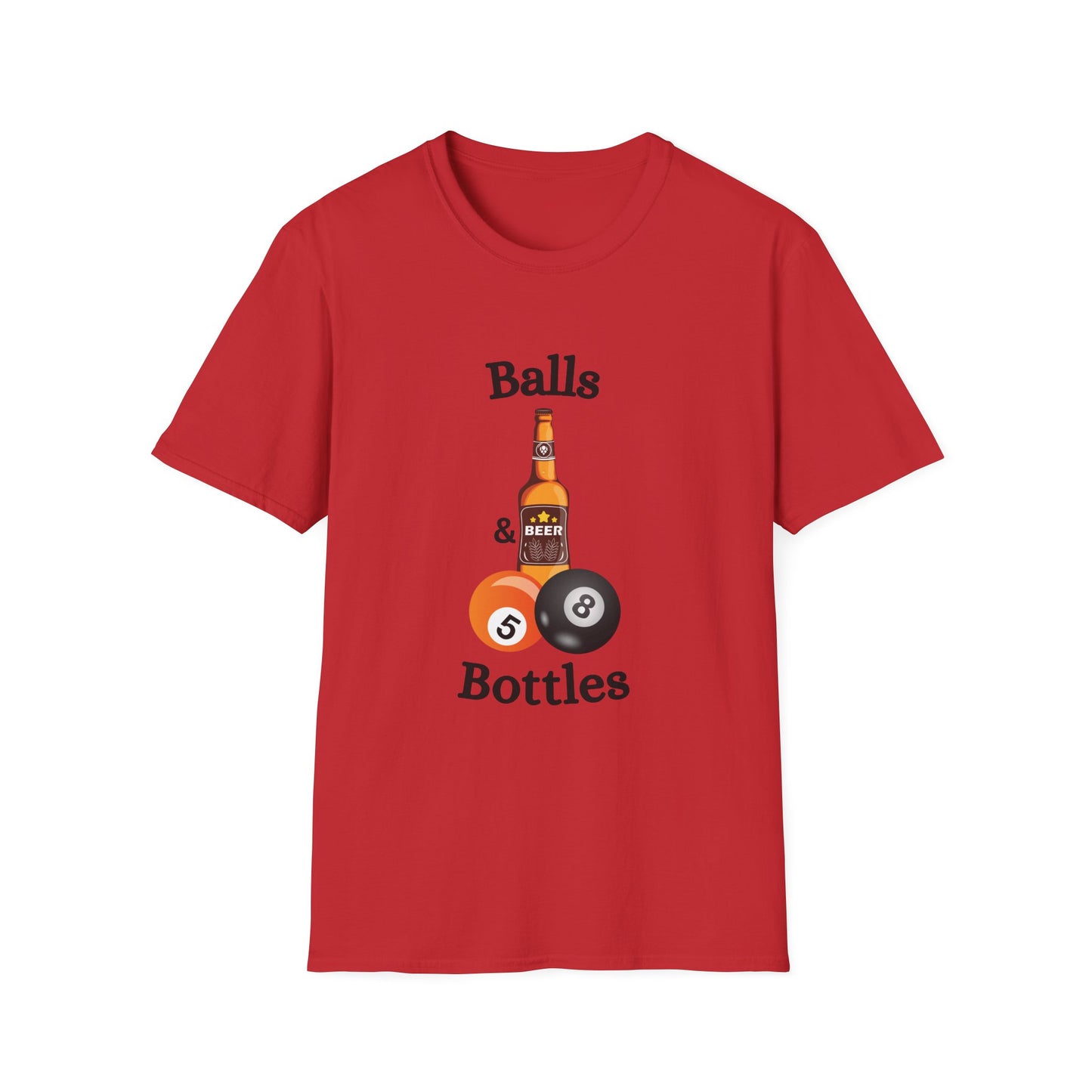Funny balls & bottles Unisex Billiards Shirt