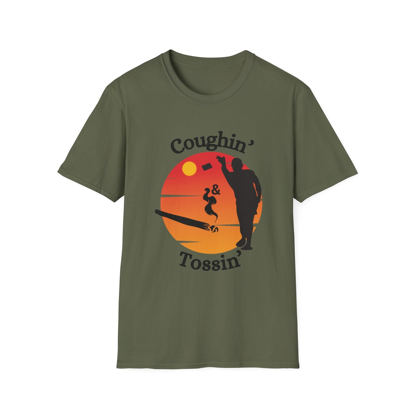 Funny coughin & tossin Unisex Cornhole Shirt