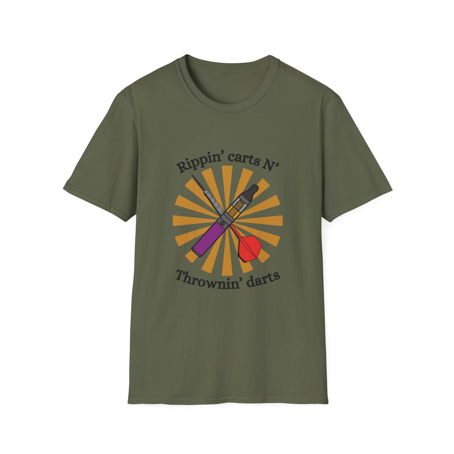 Funny catrs n darts Unisex Darts Shirt