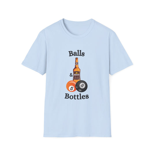 Funny balls & bottles Unisex Billiards Shirt