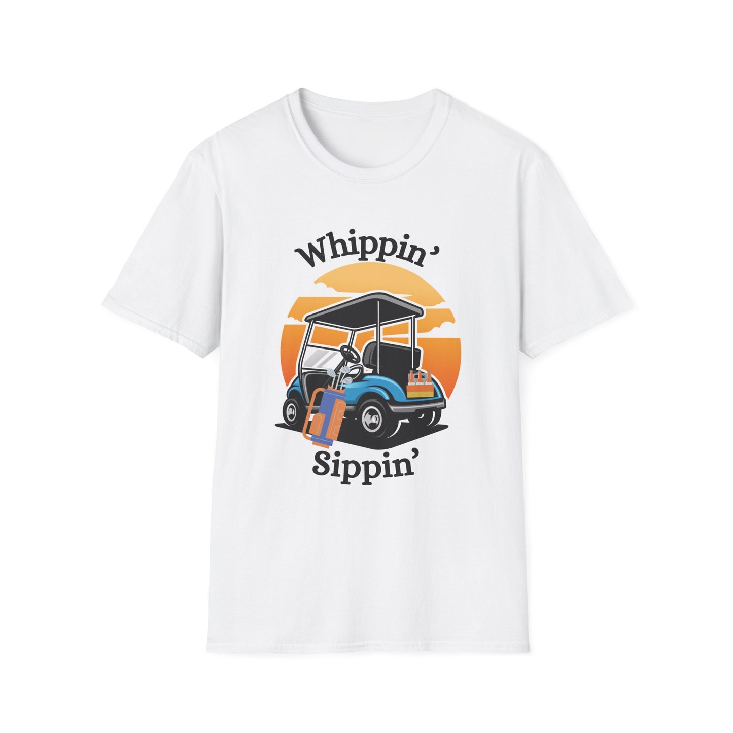 Funny whippin & sippin Unisex Golf Shirt