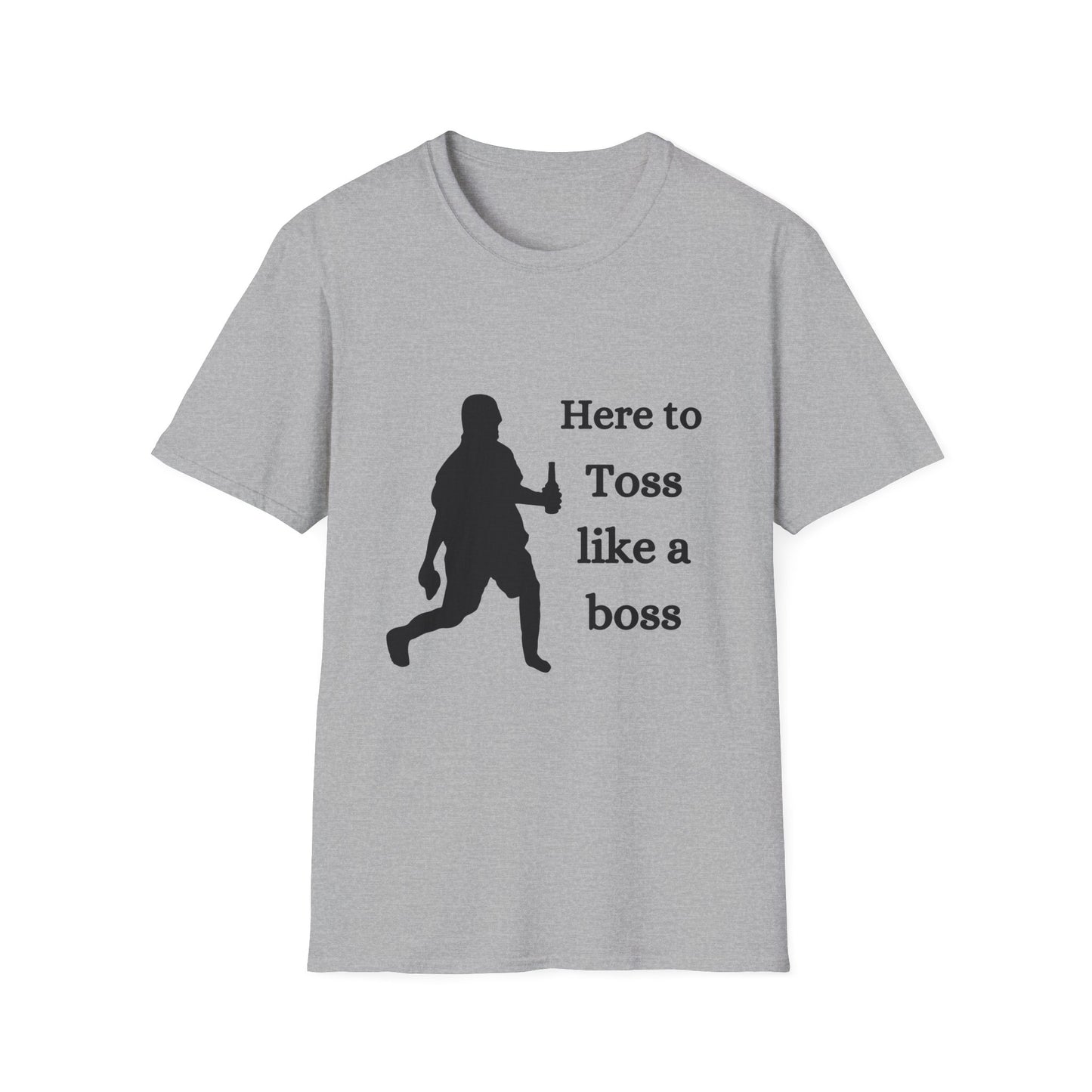 Funny toss like a boss Unisex Cornhole Shirt