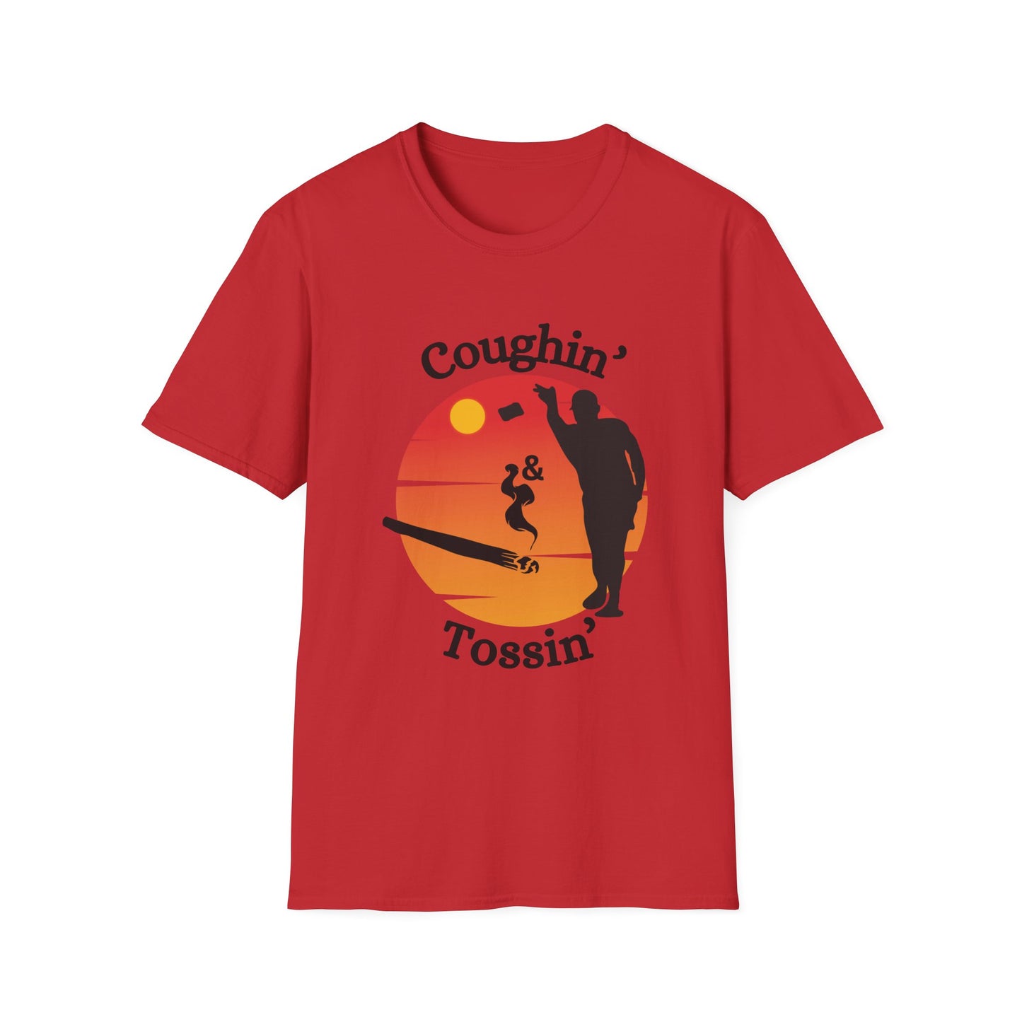 Funny coughin & tossin Unisex Cornhole Shirt