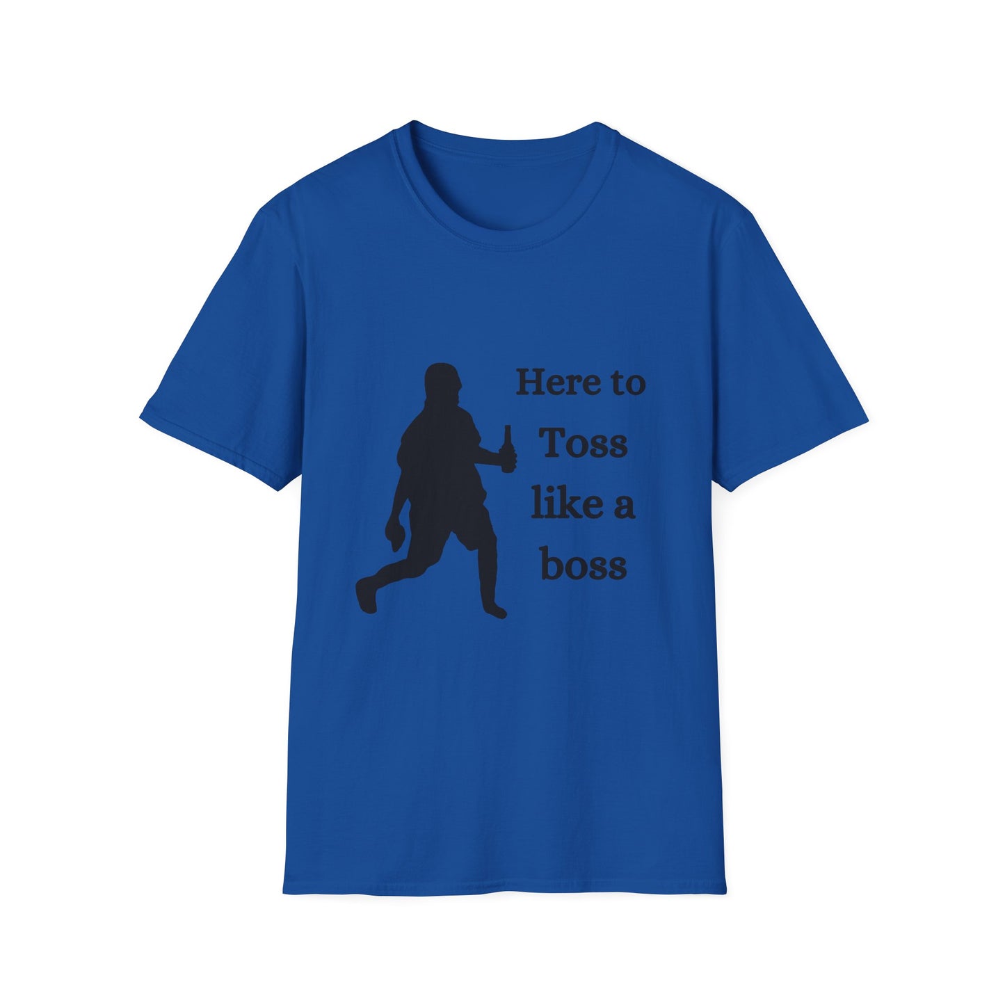 Funny toss like a boss Unisex Cornhole Shirt