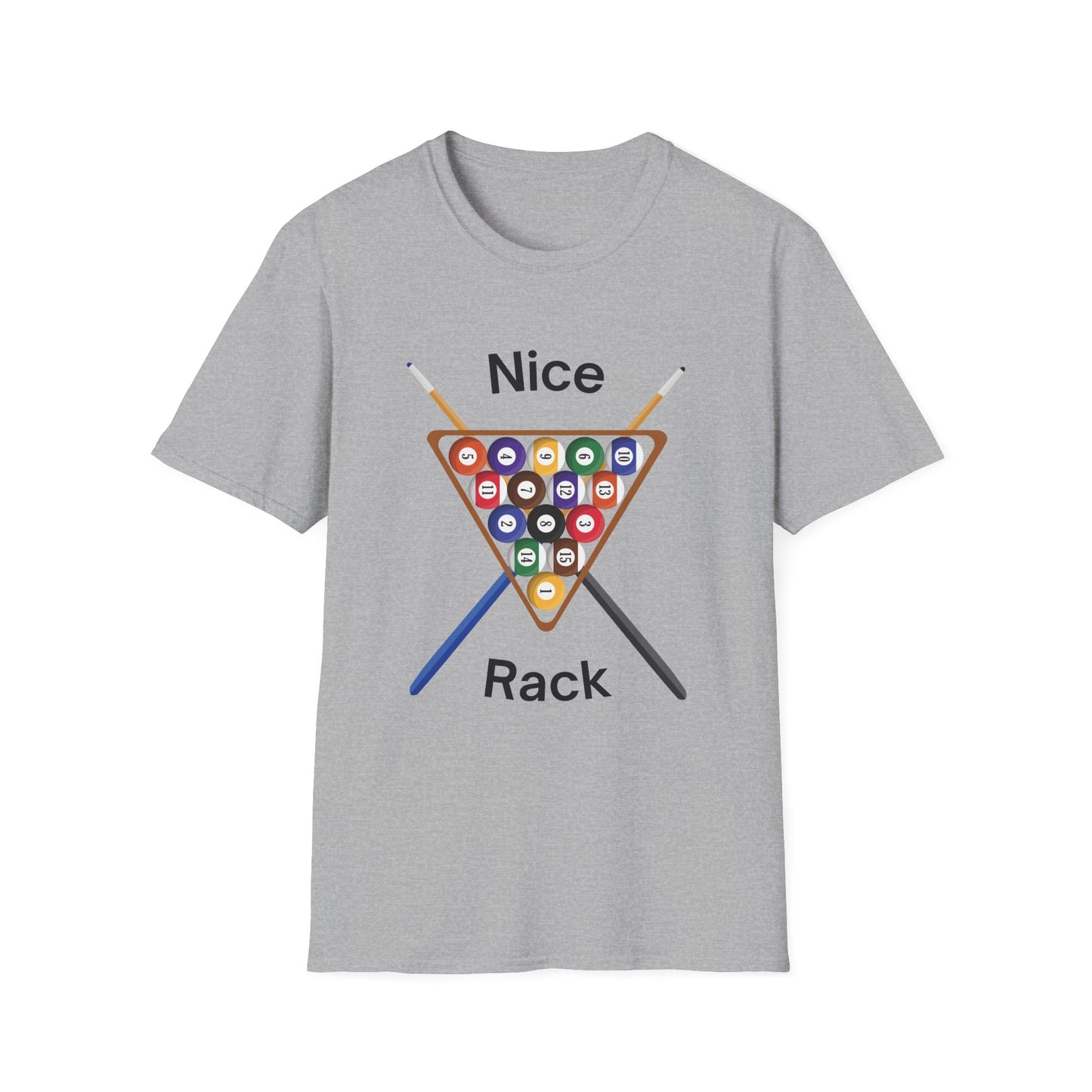Funny nice rack Unisex Billiards Shirt