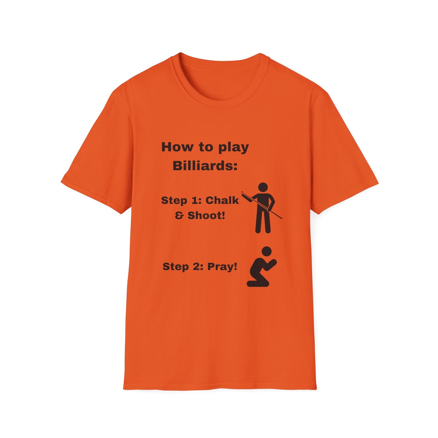 Funny how to play billiards Unisex Billiards/Pool Shirt