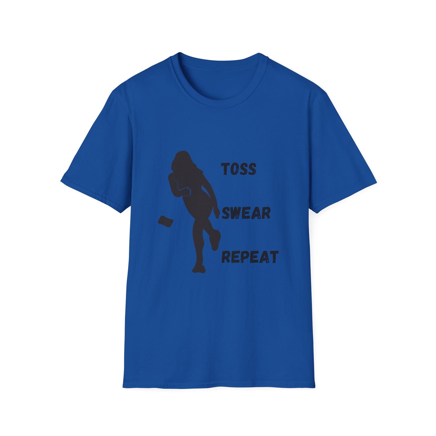 Funny toss swear repeat Unisex Cornhole Shirt