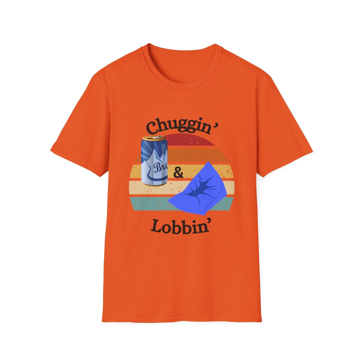 Funny chuggin & lobbin Unisex Cornhole Shirt