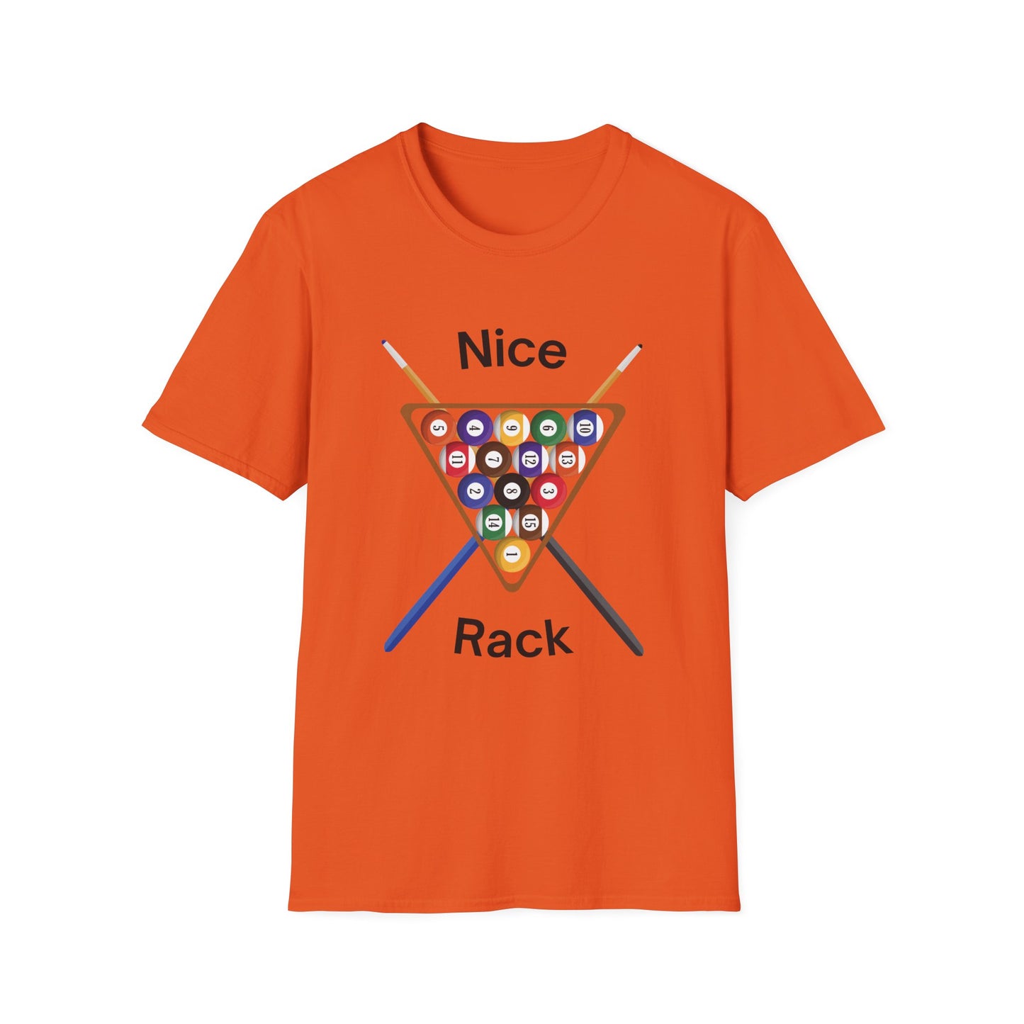 Funny nice rack Unisex Billiards Shirt
