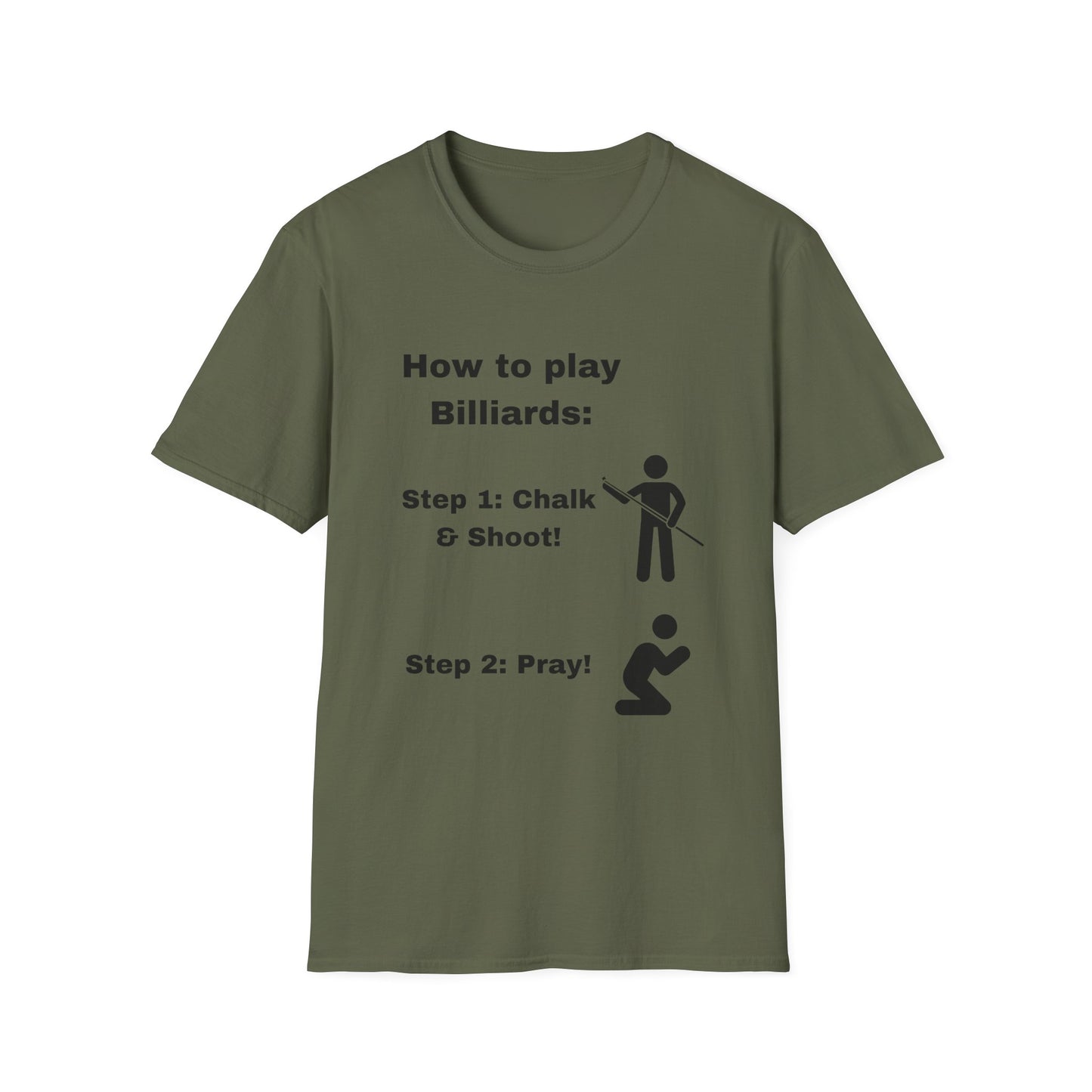 Funny how to play billiards Unisex Billiards/Pool Shirt