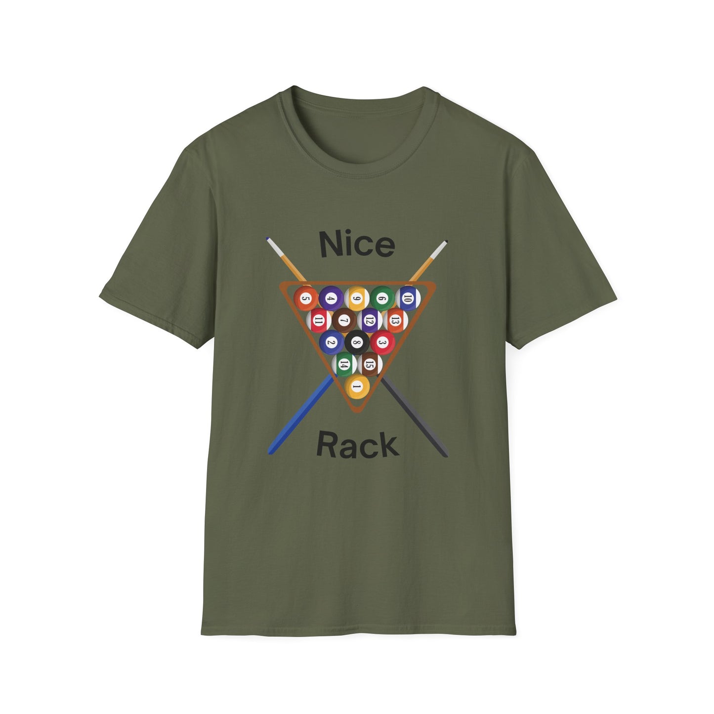 Funny nice rack Unisex Billiards Shirt