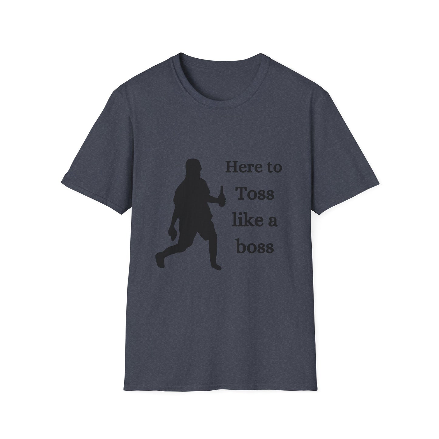 Funny toss like a boss Unisex Cornhole Shirt