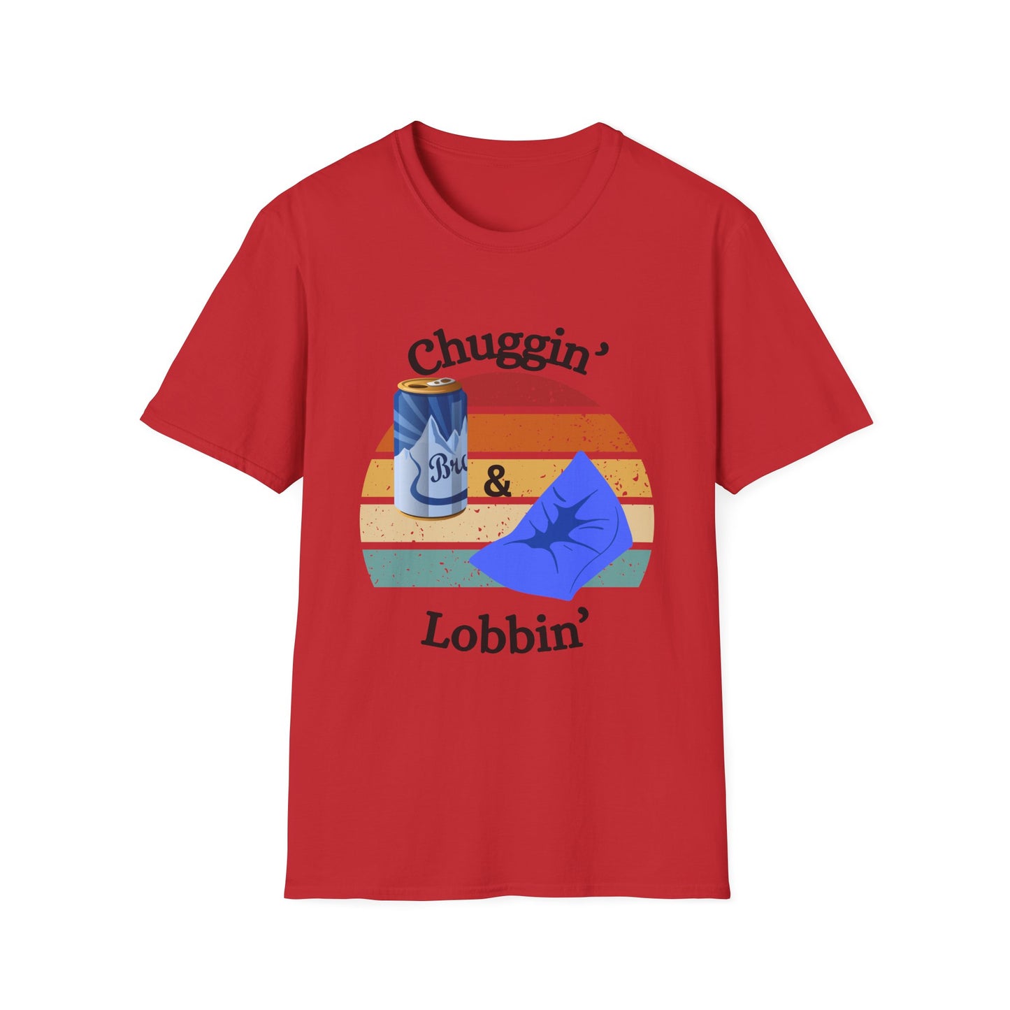 Funny chuggin & lobbin Unisex Cornhole Shirt