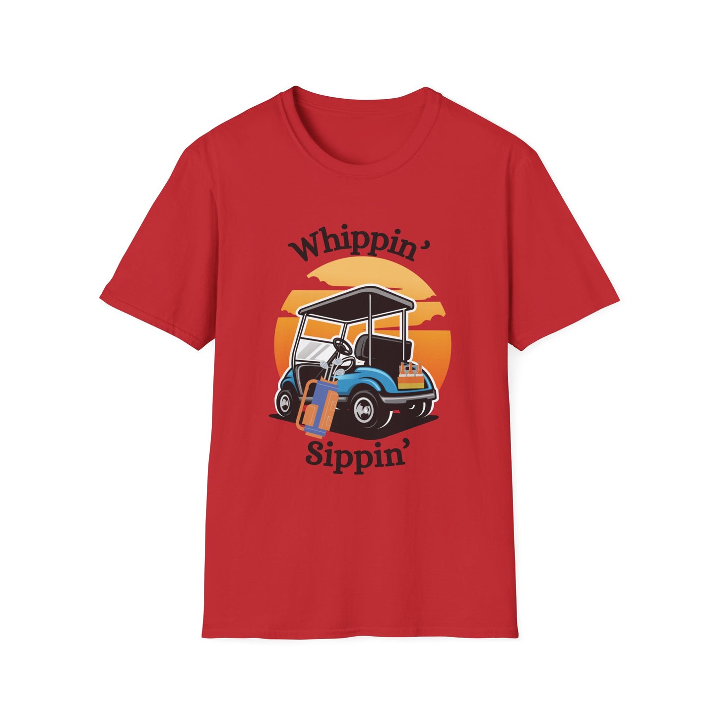 Funny whippin & sippin Unisex Golf Shirt