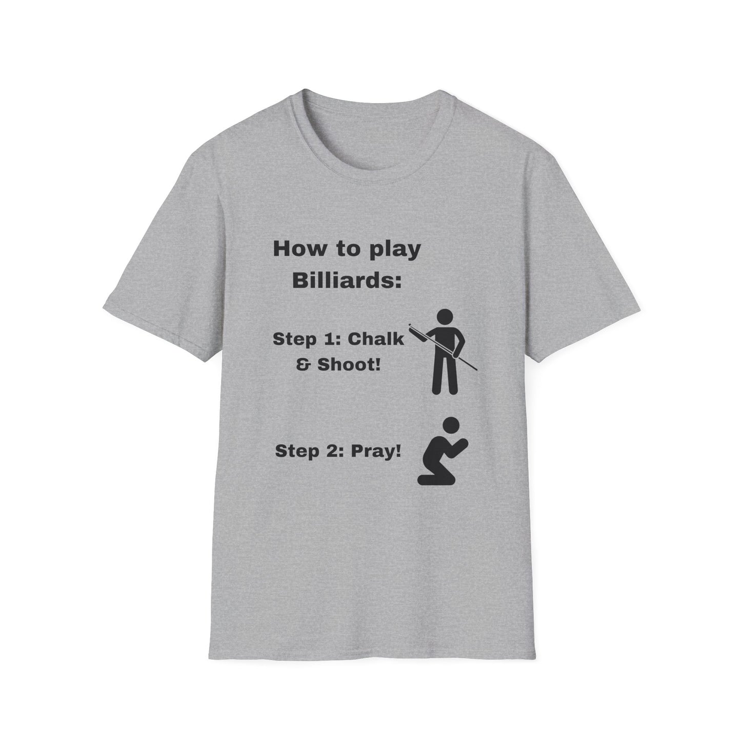 Funny how to play billiards Unisex Billiards/Pool Shirt