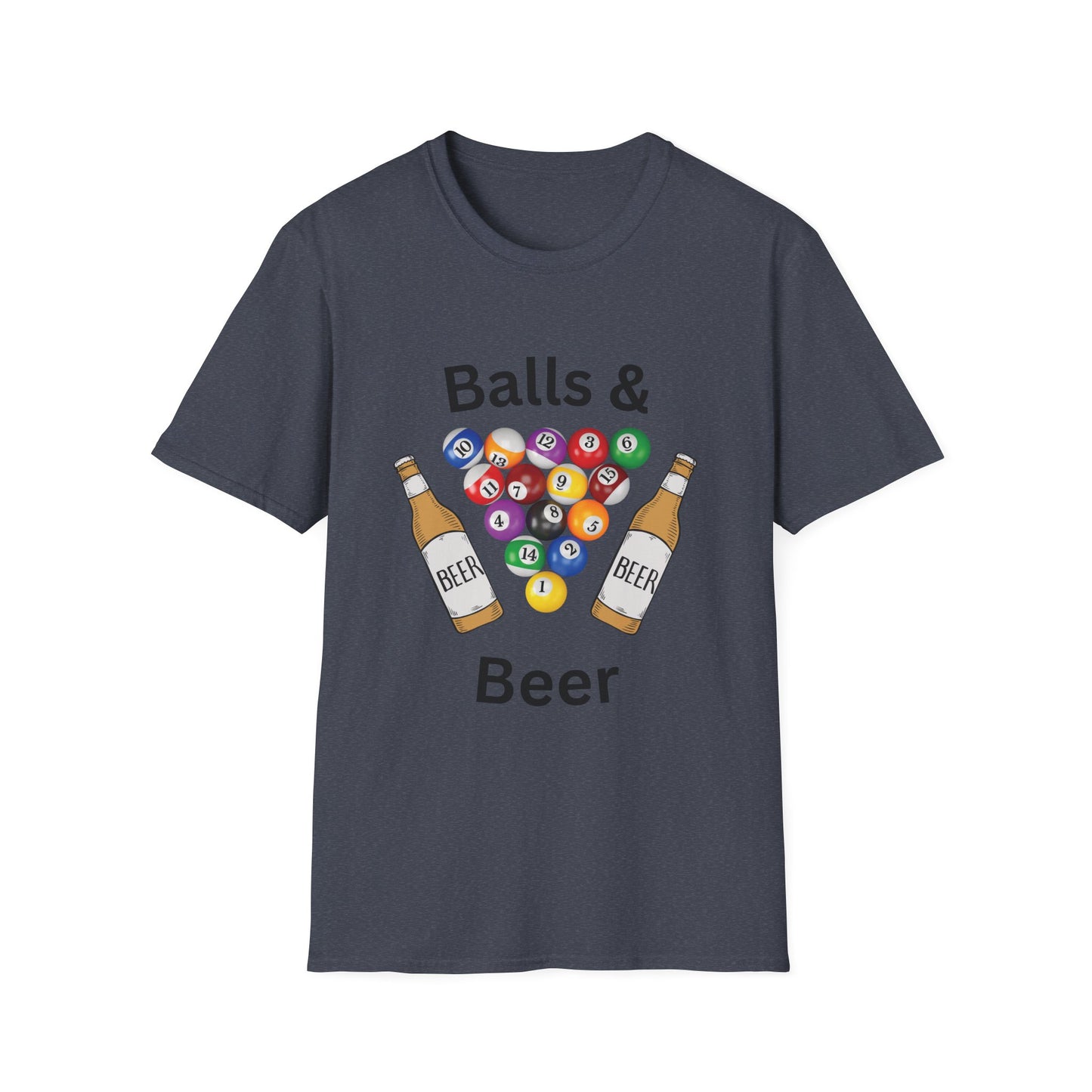 Funny balls & beer Unisex Billiards Shirt
