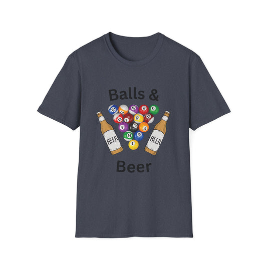 Funny balls & beer Unisex Billiards Shirt