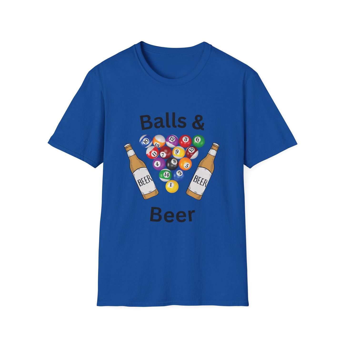 Funny balls & beer Unisex Billiards Shirt