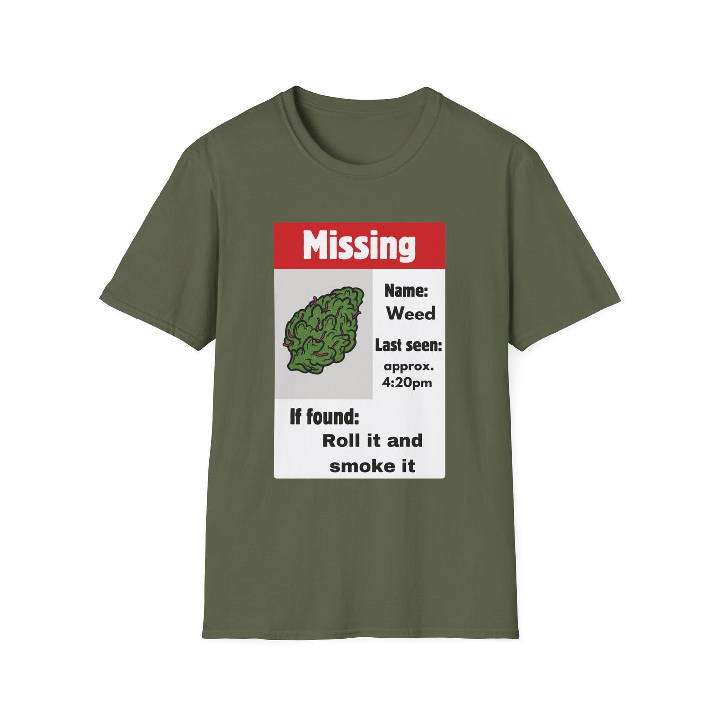 Funny weed wanted Unisex Shirt