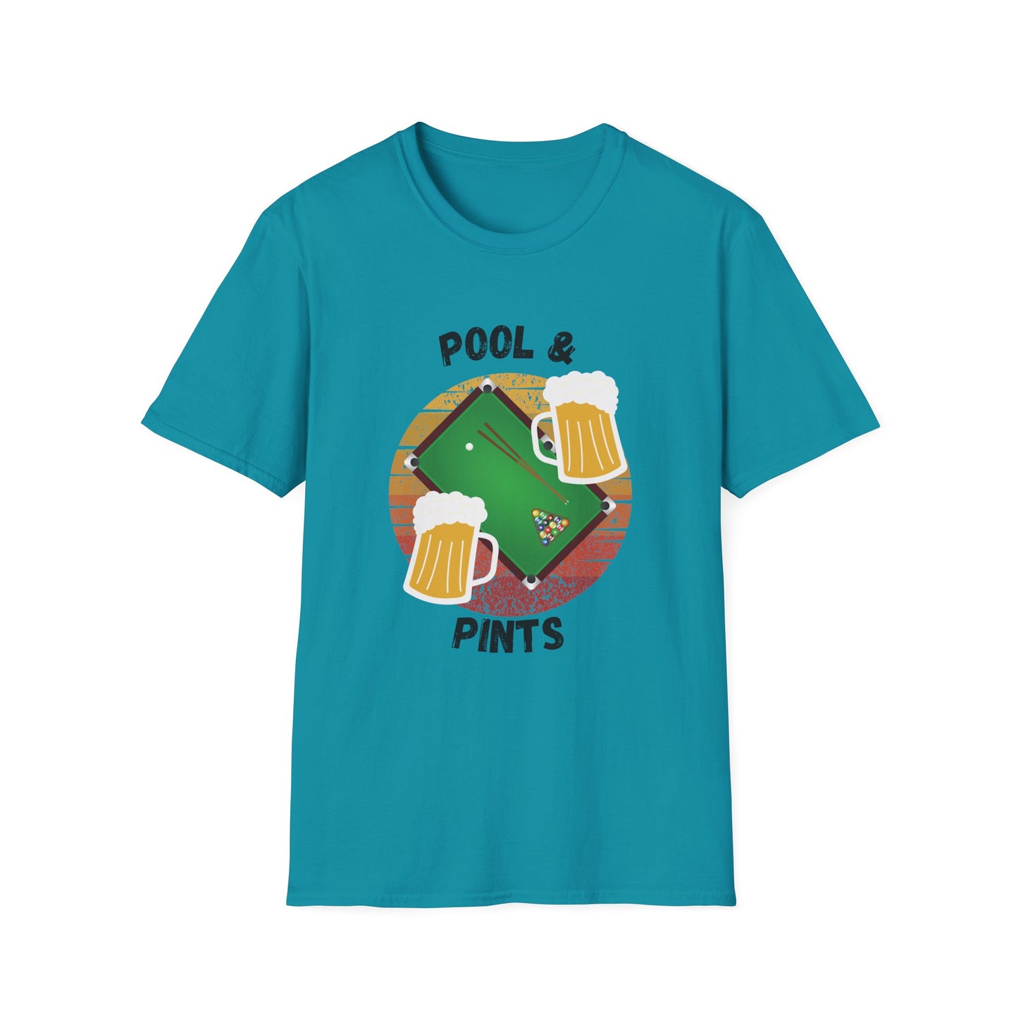 Funny pool & pints Unisex Billiards/Pool Shirt