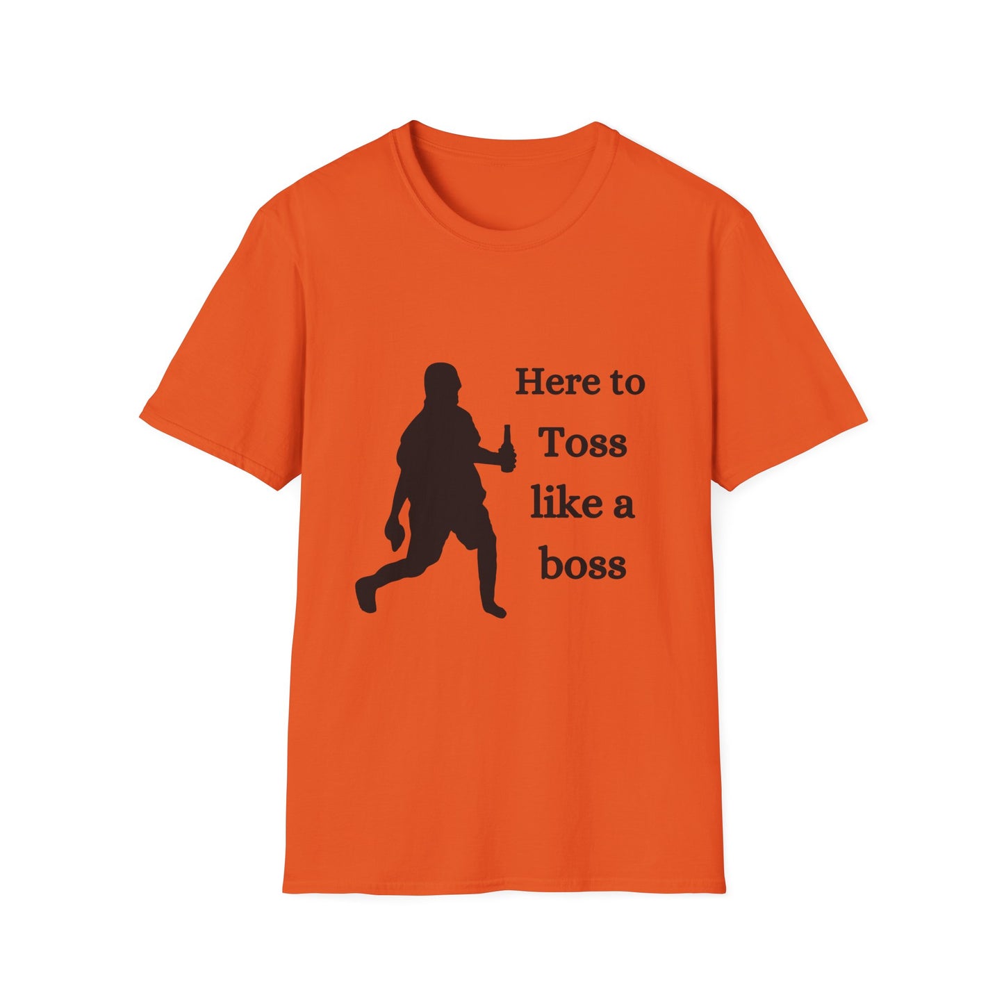 Funny toss like a boss Unisex Cornhole Shirt