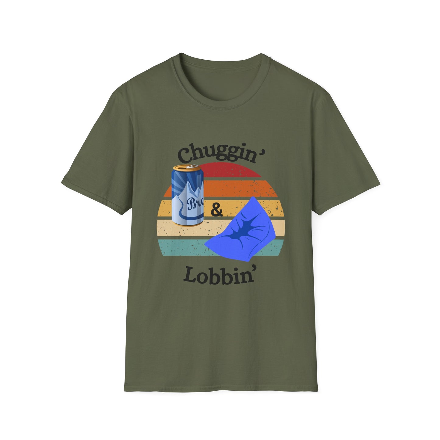 Funny chuggin & lobbin Unisex Cornhole Shirt