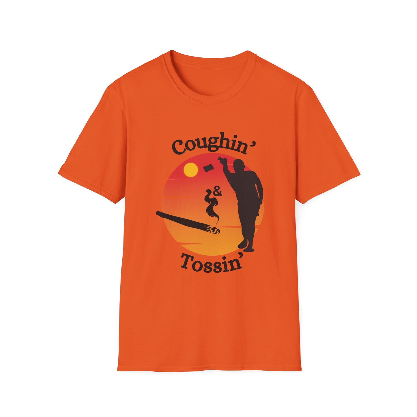 Funny coughin & tossin Unisex Cornhole Shirt