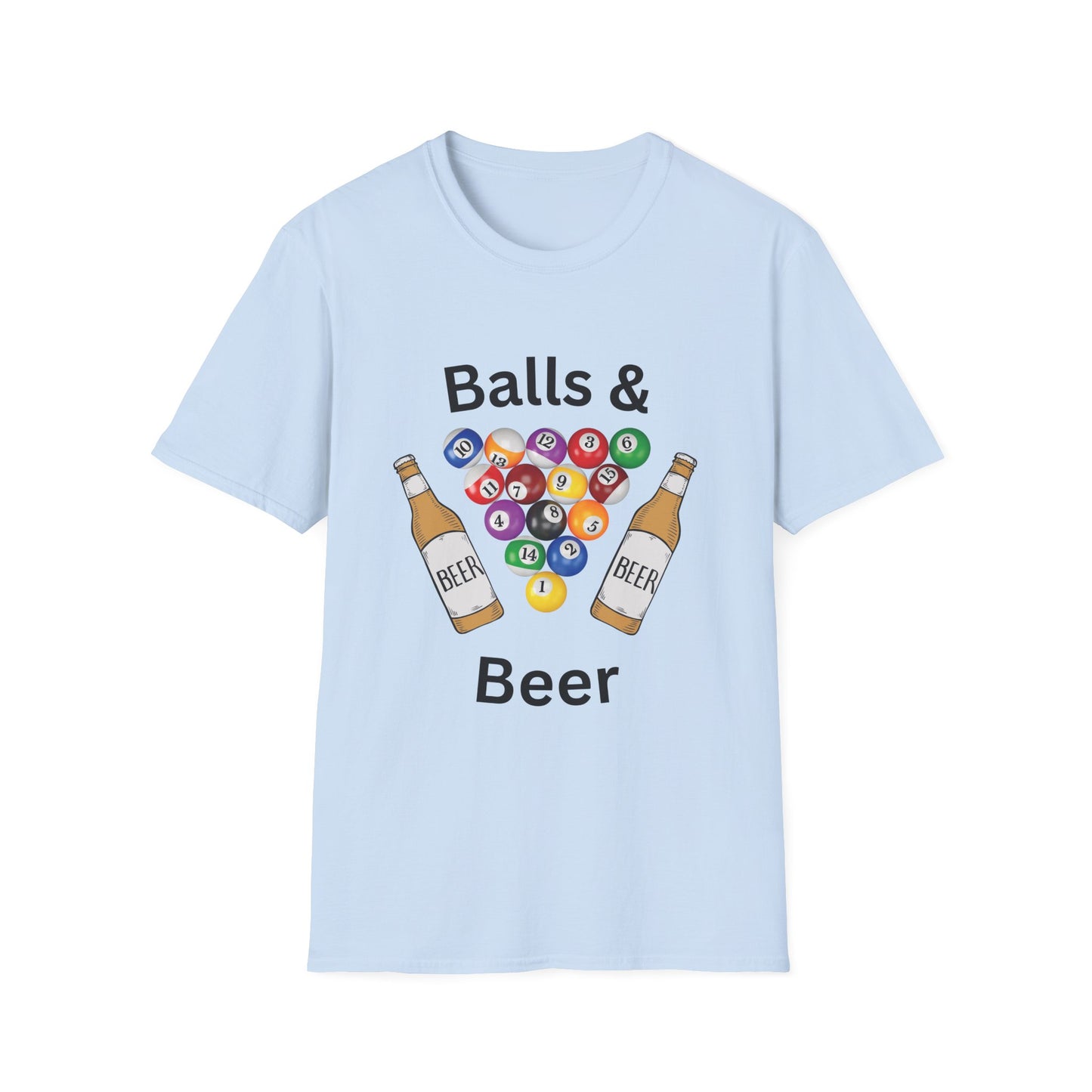 Funny balls & beer Unisex Billiards Shirt