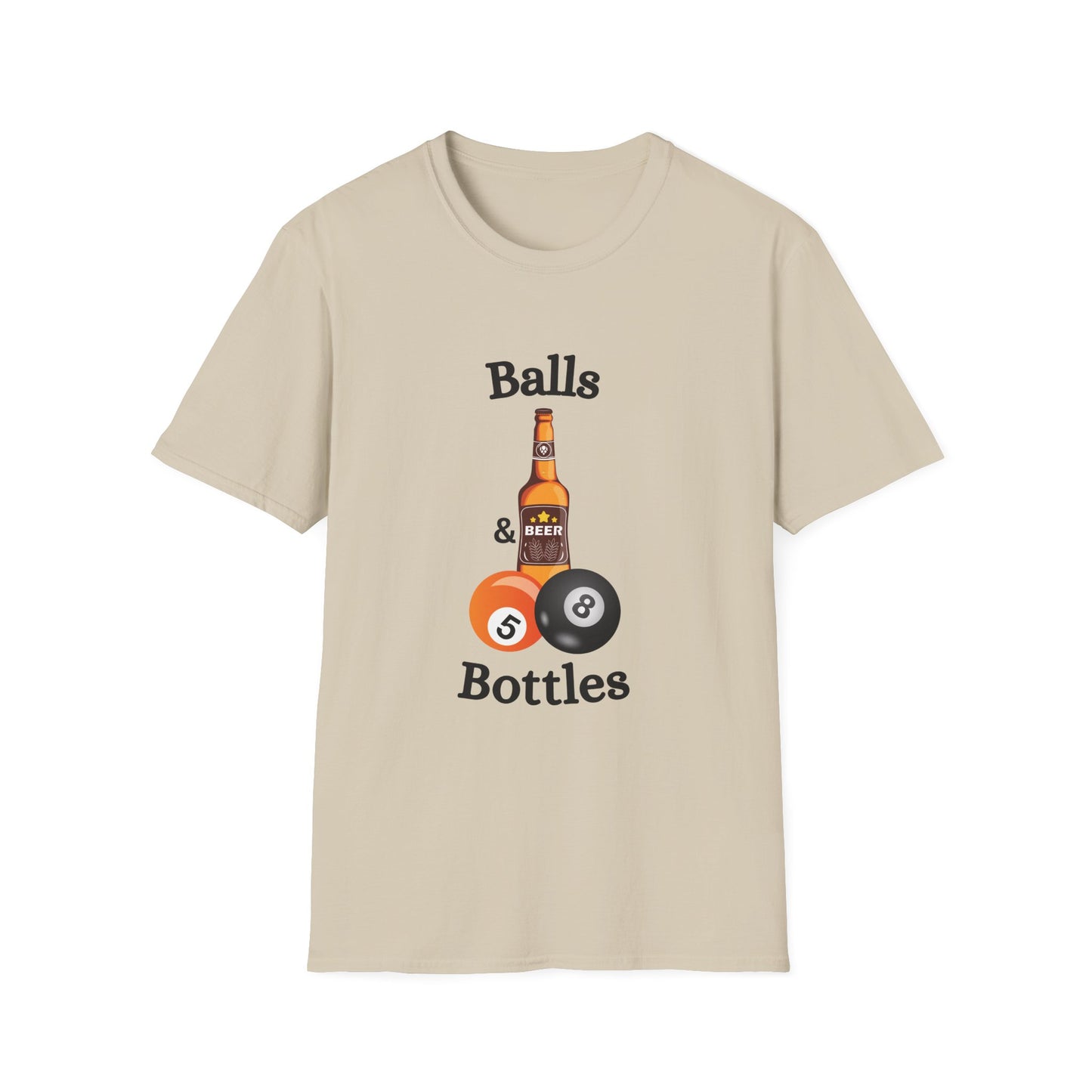Funny balls & bottles Unisex Billiards Shirt