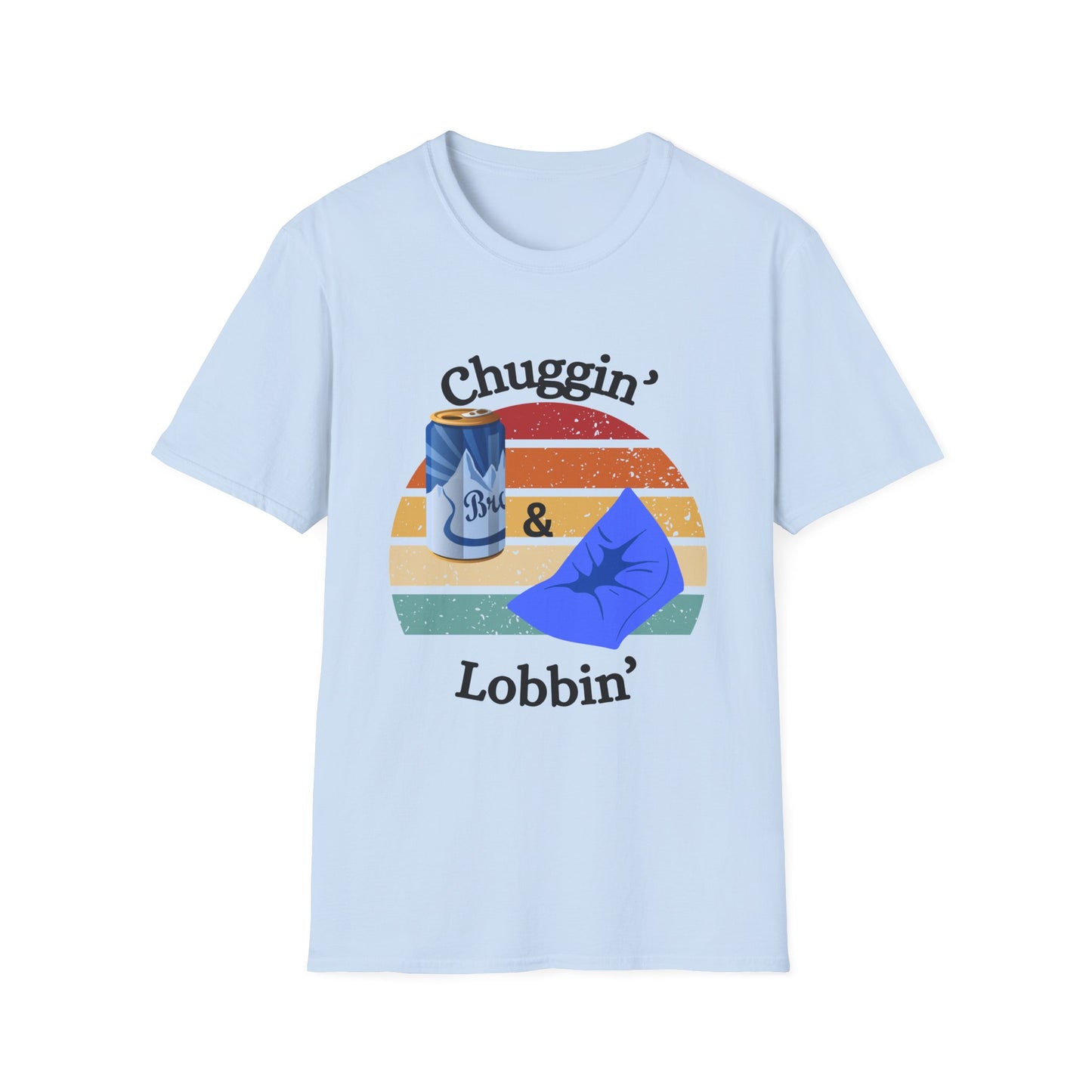 Funny chuggin & lobbin Unisex Cornhole Shirt