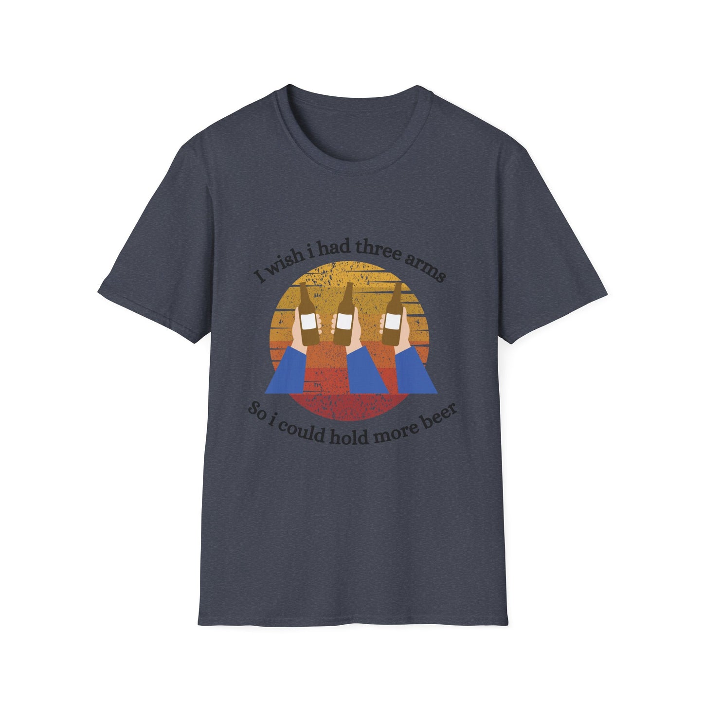 Funny wish I had three arms Unisex Shirt
