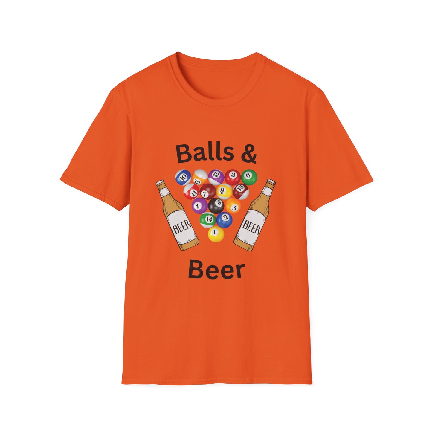 Funny balls & beer Unisex Billiards Shirt