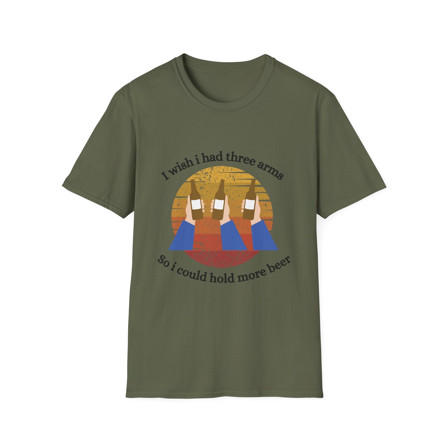 Funny wish I had three arms Unisex Shirt