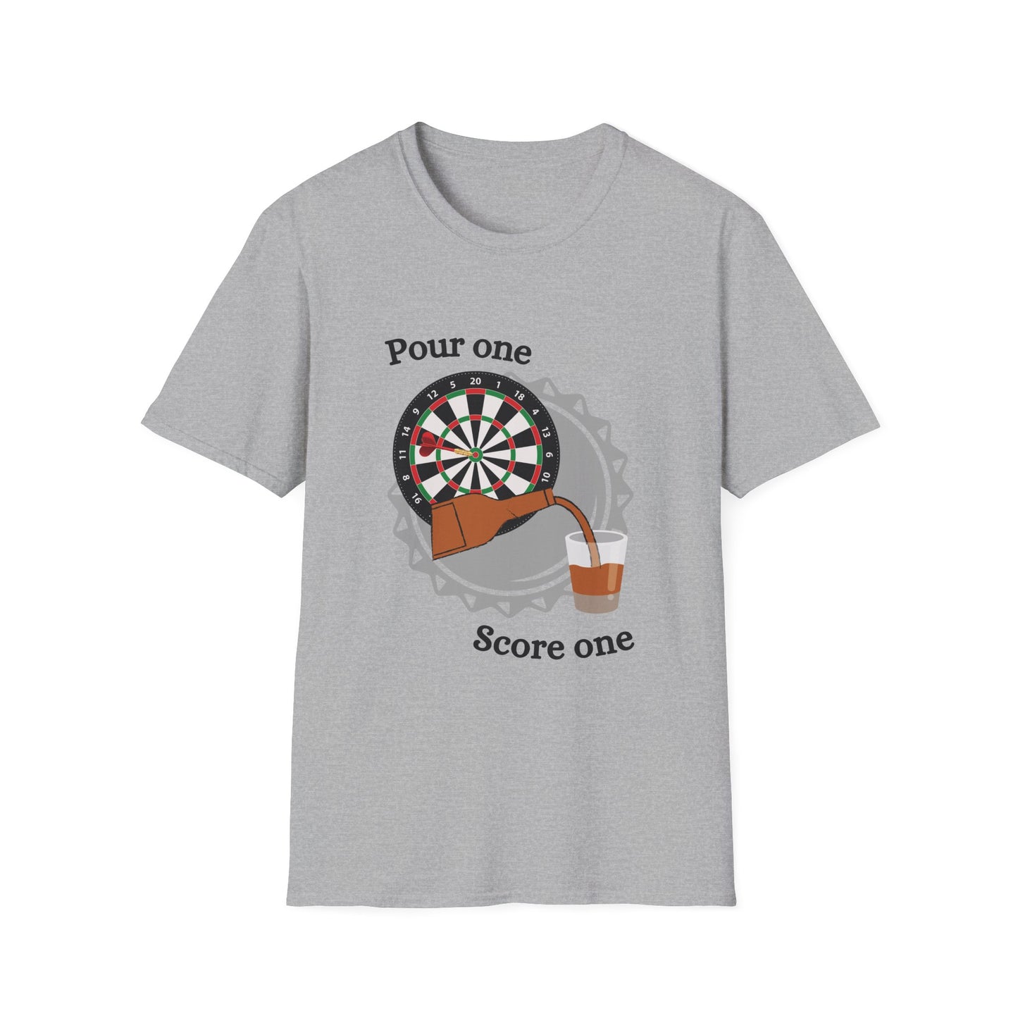 Funny pour one score one Unisex Darts Shirt