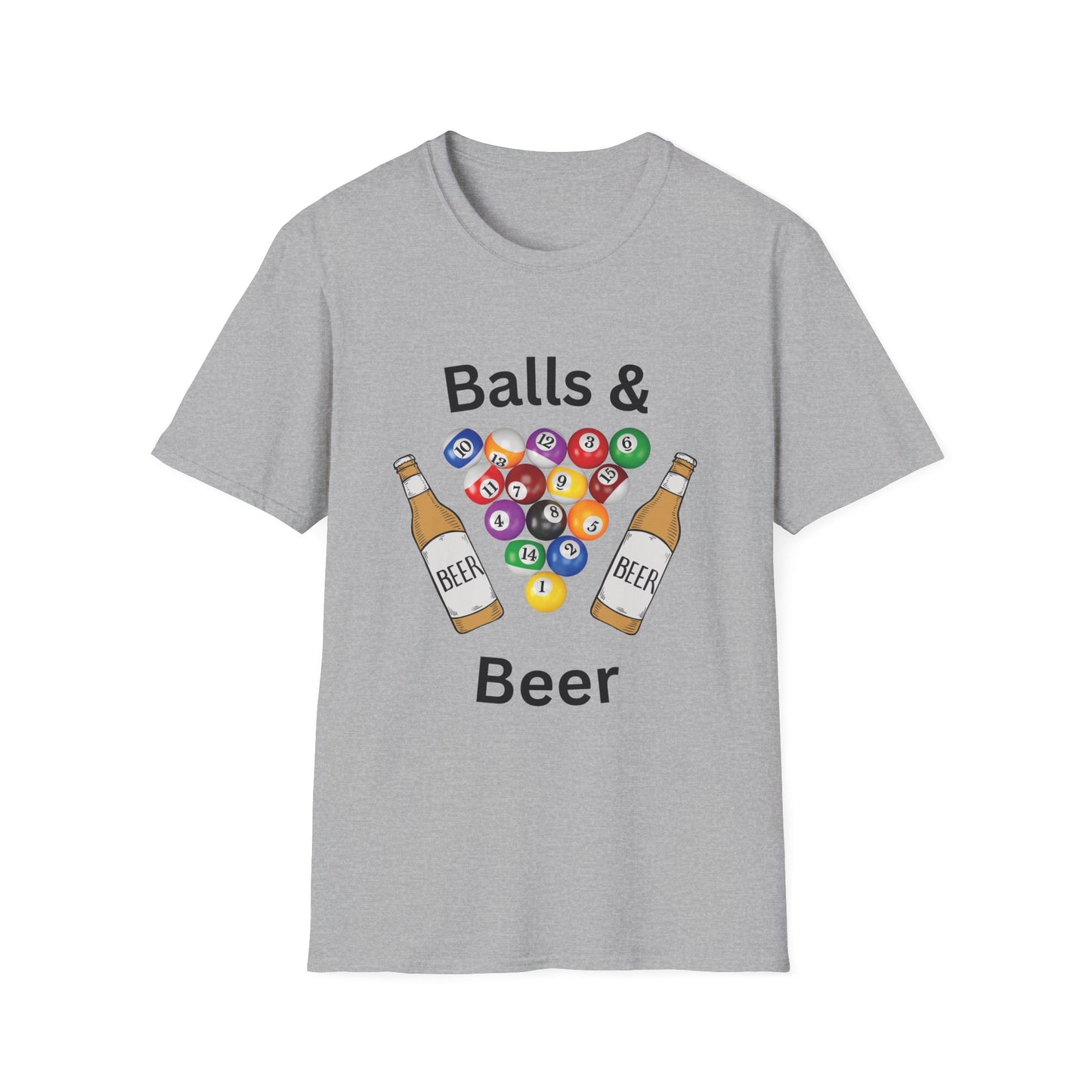 Funny balls & beer Unisex Billiards Shirt