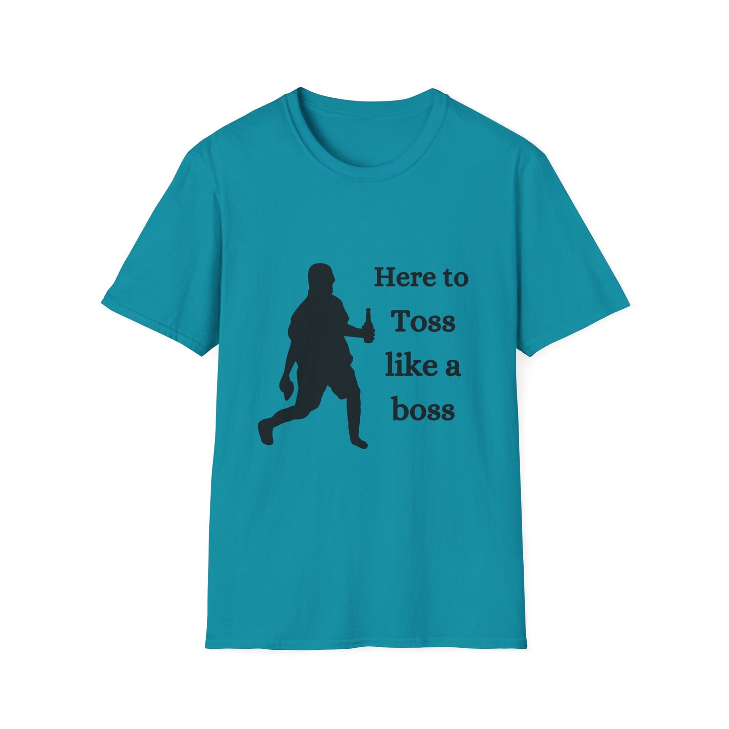 Funny toss like a boss Unisex Cornhole Shirt