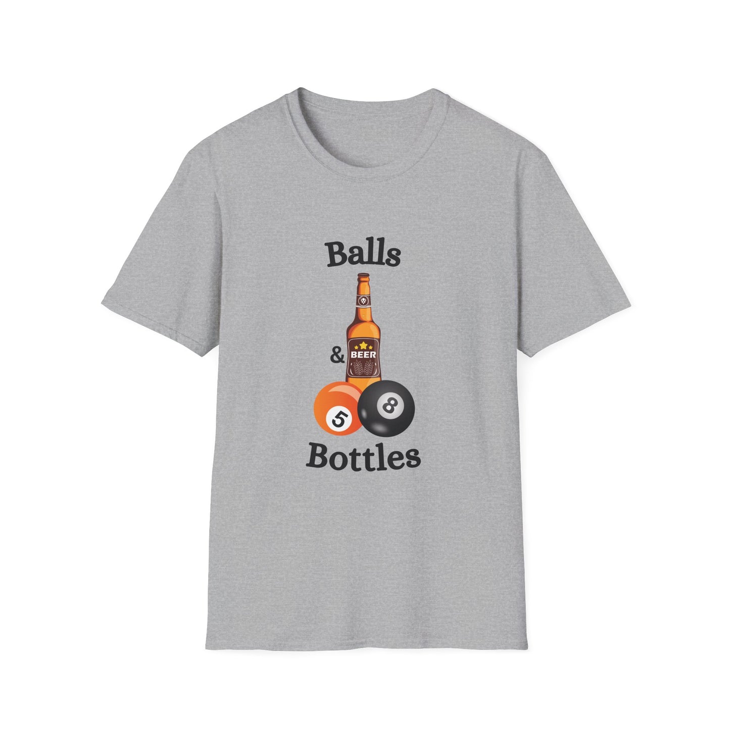 Funny balls & bottles Unisex Billiards Shirt