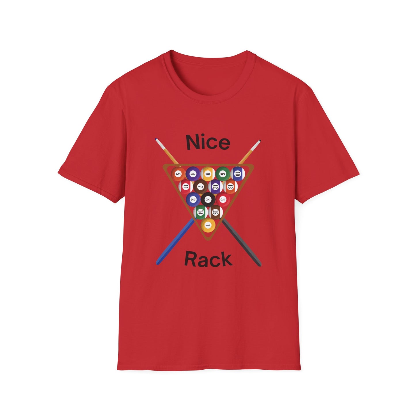 Funny nice rack Unisex Billiards Shirt