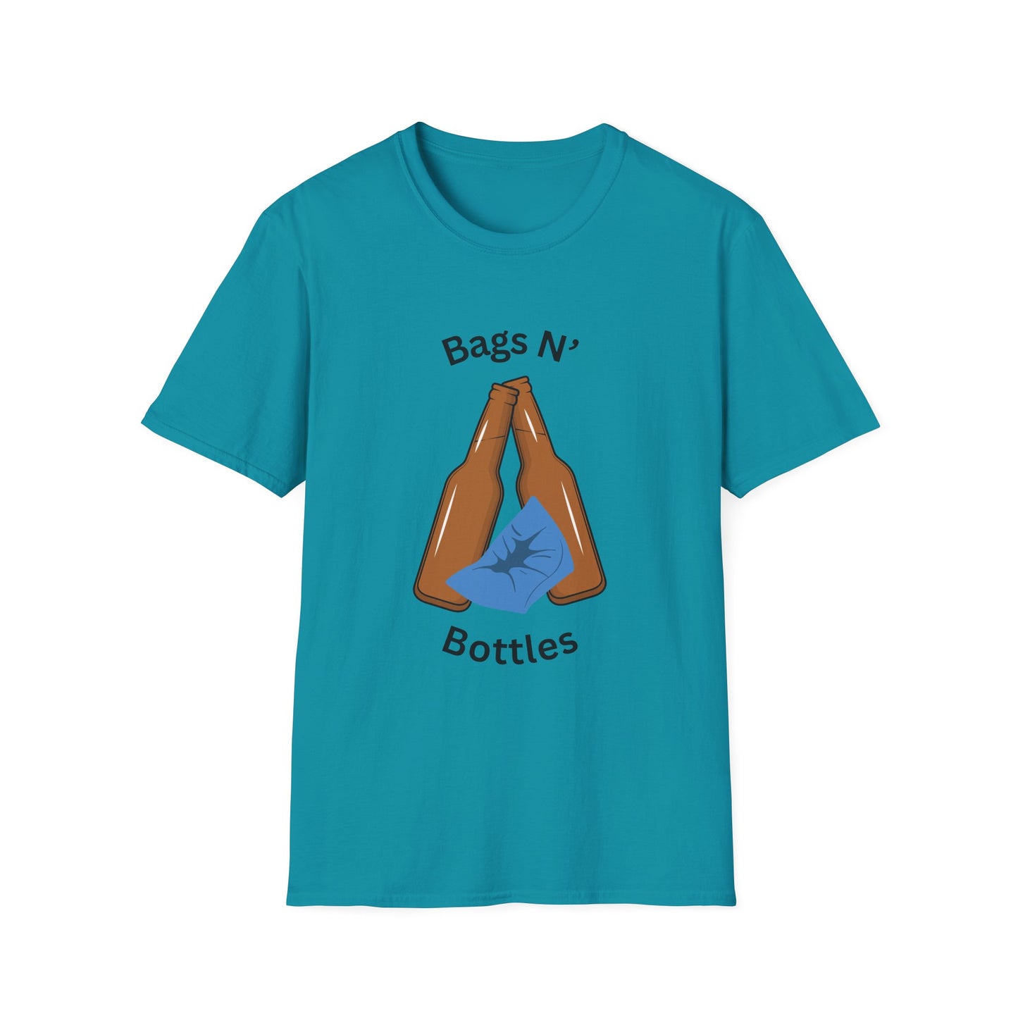 Funny bags n bottles Unisex Cornhole Shirt